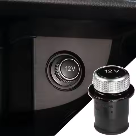 Car Cigarette Power Outlet Cover Cap Chrome Plated 12v Socket Cover Cap Dummy Plug For Audi A3 A4 A5