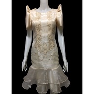 filipiniana dress Modern Filipiniana Barong Dress Embroidered