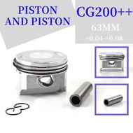 Para Sa 8C 4 CG Cg200 Cg 200 Cg200 ++ Motorcycle Engine Parts 15Mm Pin Piston Kit Ring 63Mm