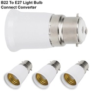 3 PCS Pack | B22 to E27 Socket Converter, Lamp Holder Adapter, Bulb Socket Adapter for LED Bulbs