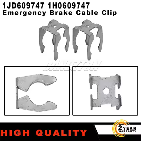 For VW Bora Golf MK4 Polo 9N Beetle Skoda Fabia Audi A3 TT 2Pcs New Rear Disc Brake Cable Spring Cli