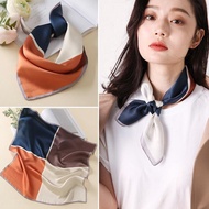 100 Mulberry Silk Small Scarf Women's Square All-Match Fashionable Genuine High-End New Style S