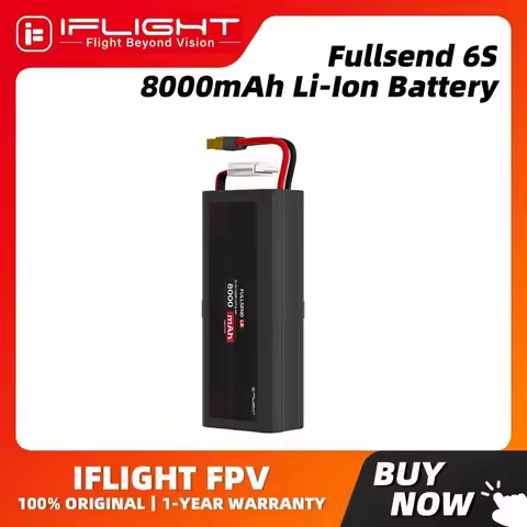 iFlight Fullsend 6S 8000mAh 2P 22.2V Li-Ion Battery for FPV Parts Chimera7 Pro V2 6S Helion 10 with 