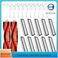[quietnight.ph] Main Side Brush Filter Plastic Vacuum Cleaner Parts for Dreame L10 Pro, D9, D9 Max, 