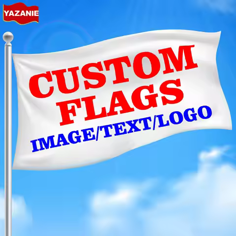 3x5ft 4x6ft 5x8ft Customized Flags Personalize Print Your Own Logo/Design/Words/Text Single Double S