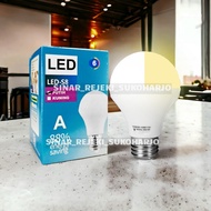 9W 9 Watt White & Yellow LED Bulb Warm White/