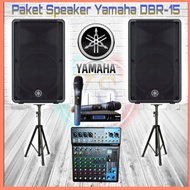 Paket Sound System YAMAHA DBR-15 Upgrade Mixer Audio Profesional