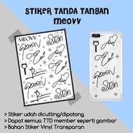 ME0VV SIGNATURE STICKER