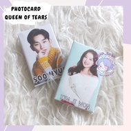 [25 sheets] Queen of Tears Photocard Actor Drakor KDrama K-Drama Kim Soo Hyun Ji Won Hong Hae in Bae