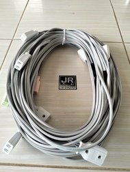 สายไฟเต้นไฟหลักไฟทางยาว50เมตร15ปลั๊กตัวเมียปลั๊กห่าง3เมตร พร้อมใช้งาน