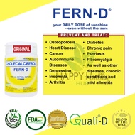 Original Fern D 120 Soft gel Immune Booster Supplement Promotes Fertility Regulates Hormones for PCOS Improves Sleep Quality Maintains Healthy Bones FDA Approved Halal Certified