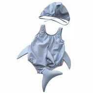 【COOL】 New Toddler Kids Baby Girl Boy Cartoon Shark Print 2pcs Swimsuit Bikini Cap Beach Summer Cute Swimwear Bathing Suit 1-6t