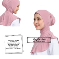 CIPUT INER NINJA RESLETING NON CEMOL INNER DALAMAN HIJAB NON CEPOL ZIPPER BAHAN KAOS JERSEY PREMIUM 