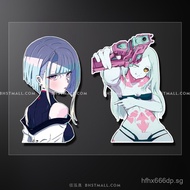 Cyberpunk2077Edgewalker Car Sticker Lucy LUCY Rebecca Electric Motorcycle Window Decoration Sticker 