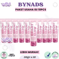 (10PCS BUSINESS PACKAGE) Bynads Sleeping Mask Bright Glow 50Gr Contents 10Pcs