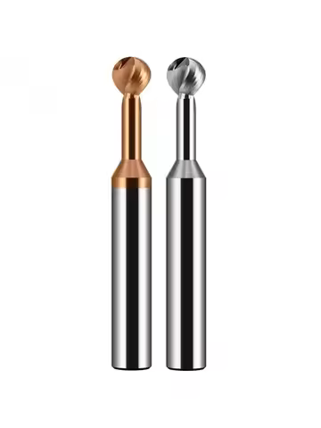 HRC58 Solid Carbide Ball Nose End Mill R0.5 R0.75 R9 R10 CNC Milling Cutter for Steel Aluminum