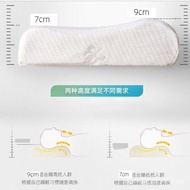 Latex Pillow Single Pillow Insert Adult a Pair of Neck Pillow Memory Foam Pillow Core Slow Rebound Small Low Loft Pillow