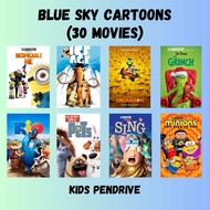BLUE SKY 32GB PENDRIVE KARTUN KANAK KANAK KINGSTON - PENDRIVE CERITA KARTUN KANAK KANAK 2025