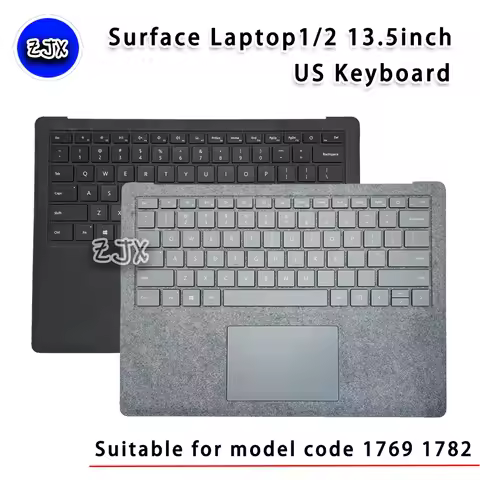 For Microsoft Surface Laptop1 Laptop2 13.5inch American US Keyboard 1769 1782 Notebook with Touchpad