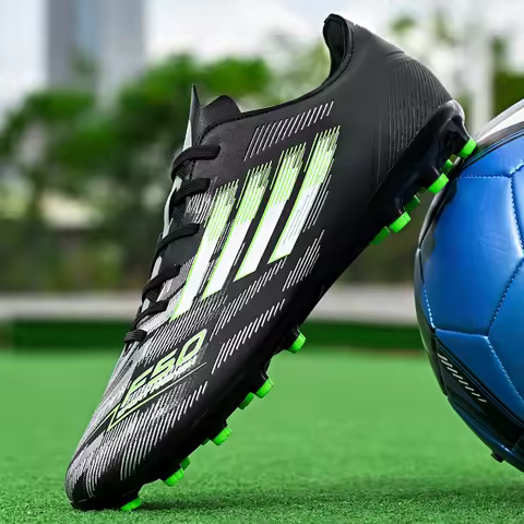 Breathable football shoes for men, FG/AG long nail artificial turf suitable for training and competi