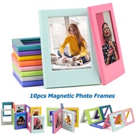 【Free Sticker】10 PCS DIY Magnetic Photo Frame For Fujifilm Instax Mini Film Camera Stick Fridge Pict