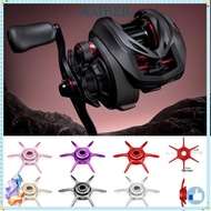 AMBER Star Drag, Six Star Brake Aluminum Alloy Baitcaster Drag, Metal Component 65mm Aluminum DIY Up