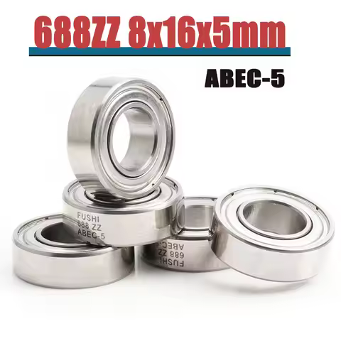 688ZZ Bearing ABEC-5 10PCS 8x16x5 mm Miniature 688Z Mini Ball Bearings 618/8ZZ EMQ Z3 V3 Quality 688