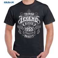 2022 Summer New Brand Men Casual Fitness Premium Legend Since 1955 63Rd Birthday Mens Funny T-Shirt 