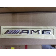 AMG Badge 3D Metal (ALUMINIUM) Chrome Decal Sticker Racing Car Logo Emblem for Mercedes-Benz AMG A45