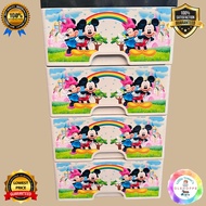 DURABOX 4L  STORAGE 4 LAYERS HELLO KITTY DORAEMON MICKEY MOUSE DESIGN Home DRAWER