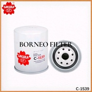 C-1539 Sakura Oil Filter D-Max 3.0L Diesel 4JH1 4JH1T Panther Turbo Capsule Euro 2 - C1539 SFO9927 6