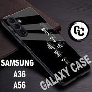 Softcase glitter SAMSUNG A36 A56/ Motif Calligraphy glossy/case Samsung A36 A56/Casing Samsung A36 A