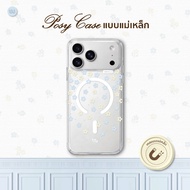 Posy Case Magnetic-Whale Indeed Flower Pattern Phone Case