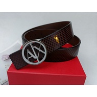 Men's Ax Men's Ax Cow Leather All-Party Fashion Middle Age Young Middle Age Belt Lisa
