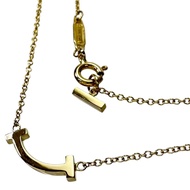 TIFFANY&Co./Tiffany T Smile迷你項鍊，18K黃金，2.3克，41/46厘米，女士款 [二手]