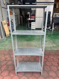 【二手倉庫-崇德店】二手家具☆鐵製層架☆四層架 置物架 貨架 貨物架 鐵架 展示架 收納架 物料架 倉儲架 層架