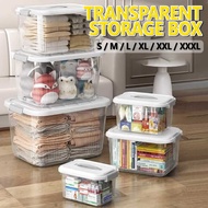 MKBK Storage Box Clear Transparent Multi-specification Storage Box Wheel Storage Container Storage B