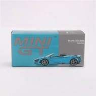 Mini GT 812 Mclaren 750S Spider Belize Blue 1/64 (Box/Blister) Đồ chơi mô hình xe hơi