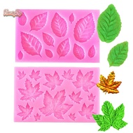 honeybird 3D Mini Rose Flower Leafs Silicone Mold DIY Fondant Chocolate Sugarcraft Cake Decor Baking
