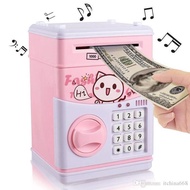 Cartoon ATM Machine Tabung Mesin Atm Kanak - Kanak  Cartoon Piggy Bank with password