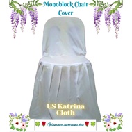 US katrina cloth monoblock chair cover-standard size(thicker than geena cloth)/catering chair/special event chair cover high quality &amp; elegant
