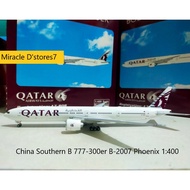 Qatar Airways B 777-300er A7-BOB Phoenix 1:400