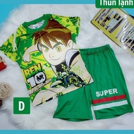 Set đồ đồ bộ bé trai hình Among Us từ 10-55kg - Vải thun lạnh -Hương Nhiên