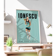 ️ Poster by Sabrina Ionescu - NBA Wall Decal - Decorative Basketball Painting