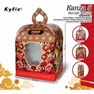 Chinese new year hampers cake box, kanza code 5 (size 18.5 x 9.5 cm for 2 tube jars 9 x 13 9x 18 cm 