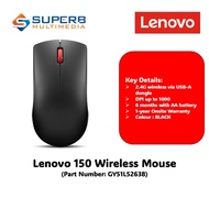 Lenovo 150 Wireless Mouse (Model: GY51L52638)