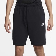 HITAM Nike Men's Sportwear Club Fleece Jersey Shorts – Black BV2773-010