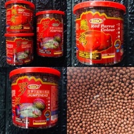 SISO flowerhorn red parrot colour pellet/fish food/fish pellet/flowerhorn