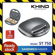 KHIND Sandwich Toaster ST750 pembakar roti