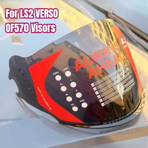 Helmet Lens for LS2 VERSO OF570 Visor Retro Motorcycle Half Helmet Lens RIDE SAFE RIDE WITH Helmet R